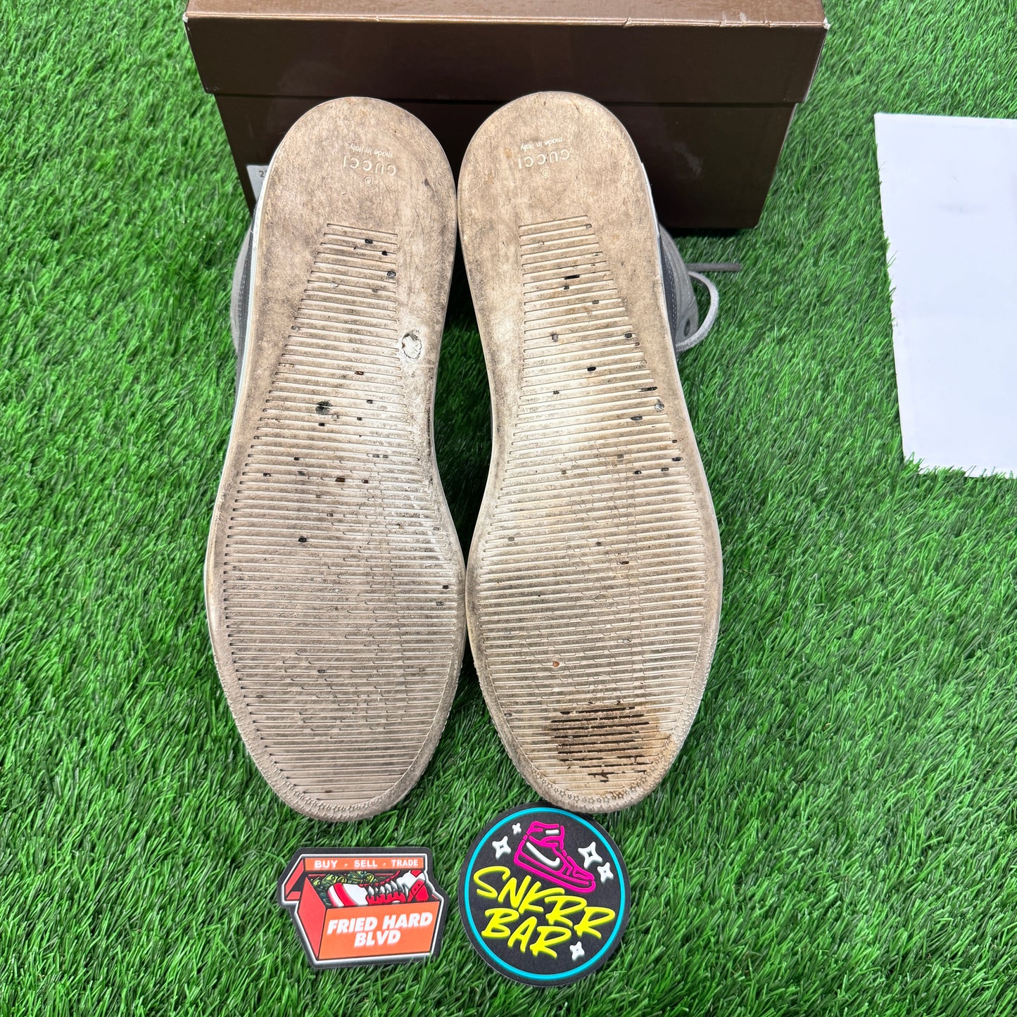 GUCCI Graffiti Grey 10.5/12W