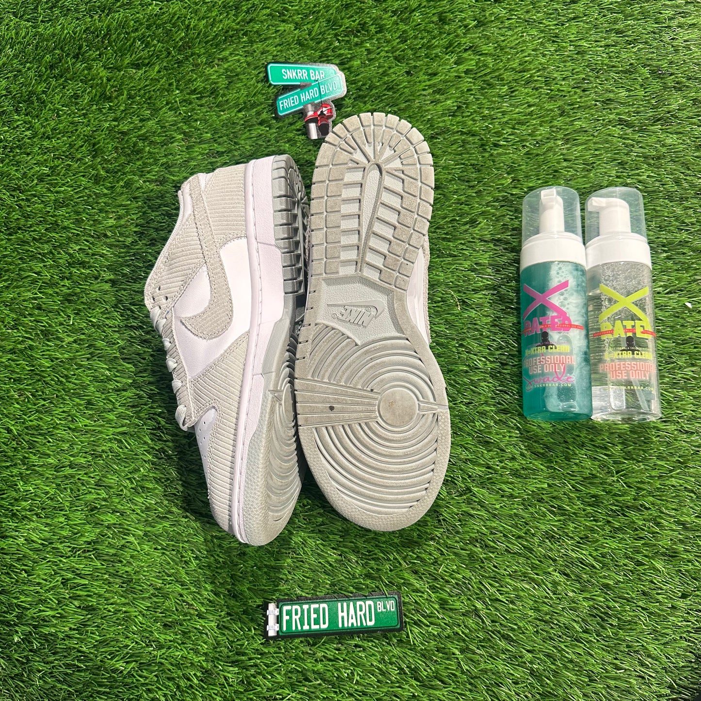 Nike Dunk Low Light Silver Corduroy (Women's)