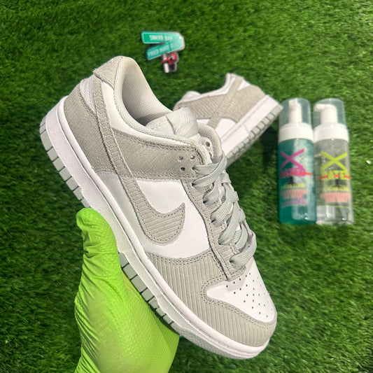 Nike Dunk Low Light Silver Corduroy (Women's)