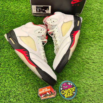 Jordan 5 Retro Fire Red Silver Tongue (2020) 12M/13.5W