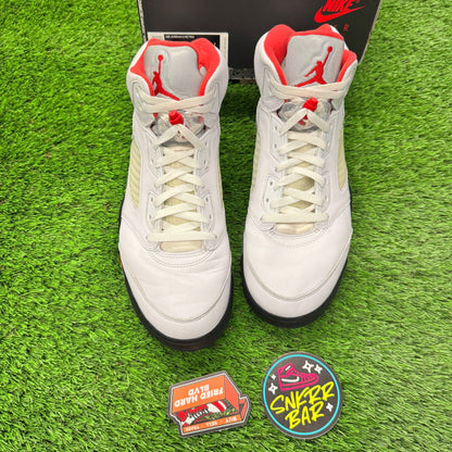 Jordan 5 Retro Fire Red Silver Tongue (2020) 12M/13.5W