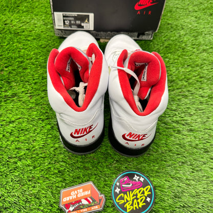 Jordan 5 Retro Fire Red Silver Tongue (2020) 12M/13.5W