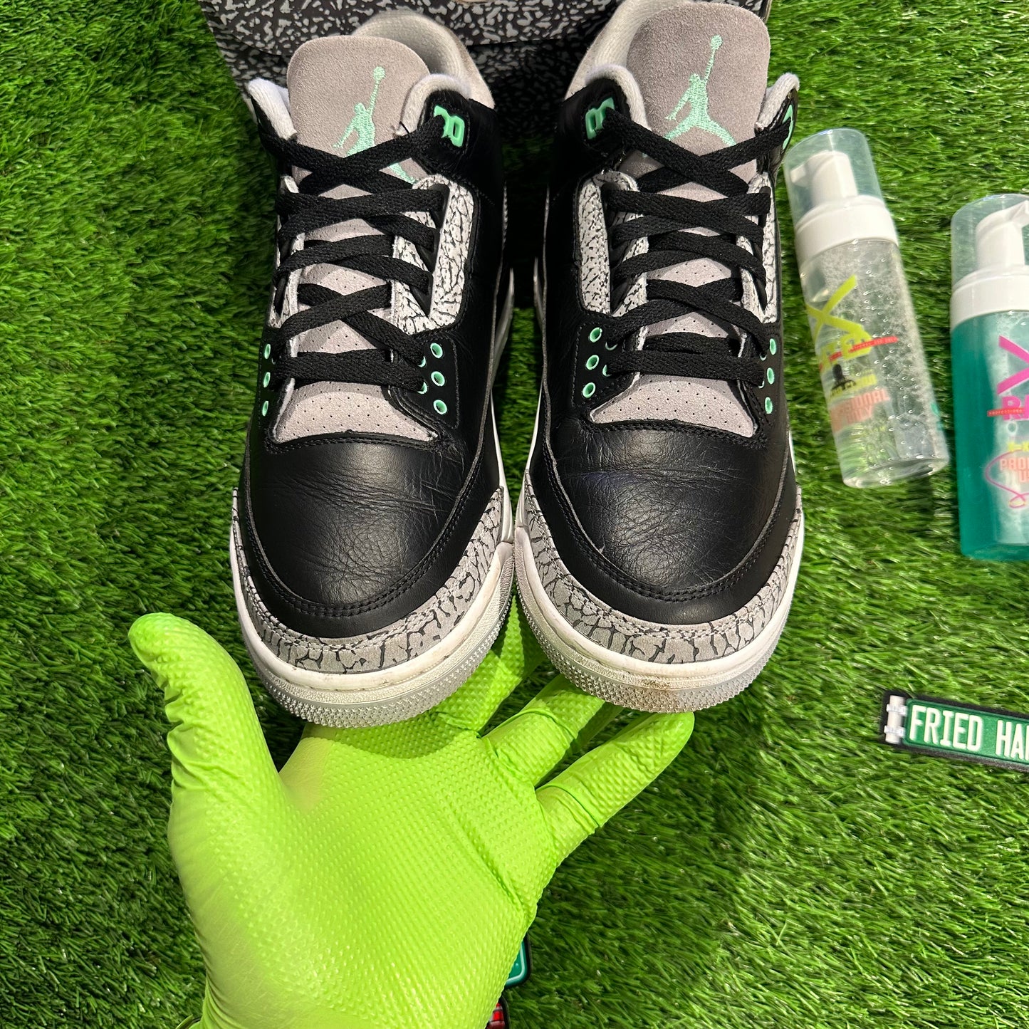 Jordan 3 Retro Green Glow