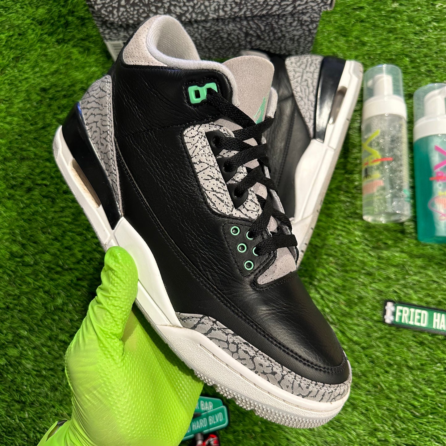 Jordan 3 Retro Green Glow