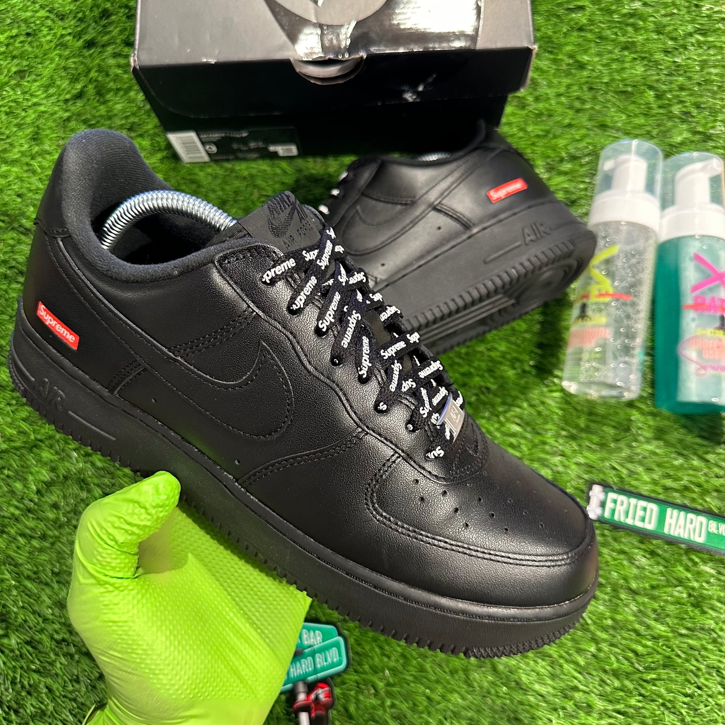 Supreme x Air Force 1 Low 'Box Logo - Black'