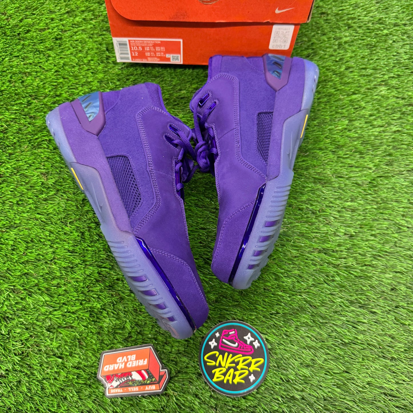 Nike Air Zoom Generation Court Purple Suede 10.5M/12W