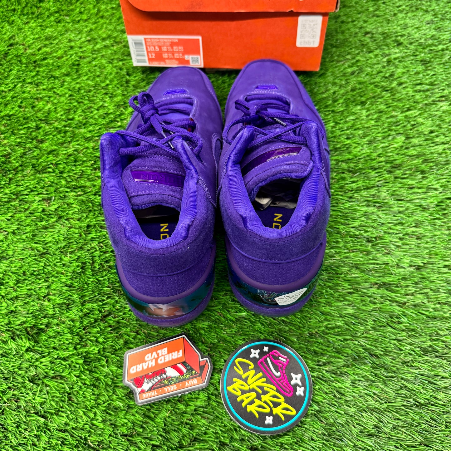 Nike Air Zoom Generation Court Purple Suede 10.5M/12W