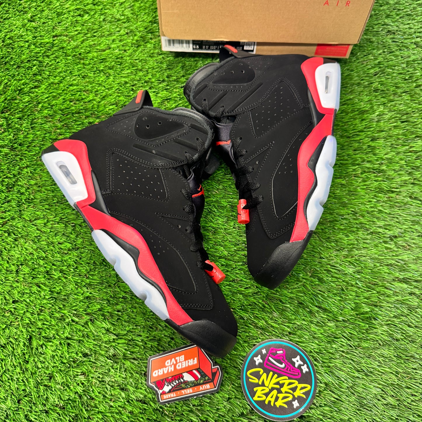 Jordan 6 Retro Infrared Salesman 9.5M/11W