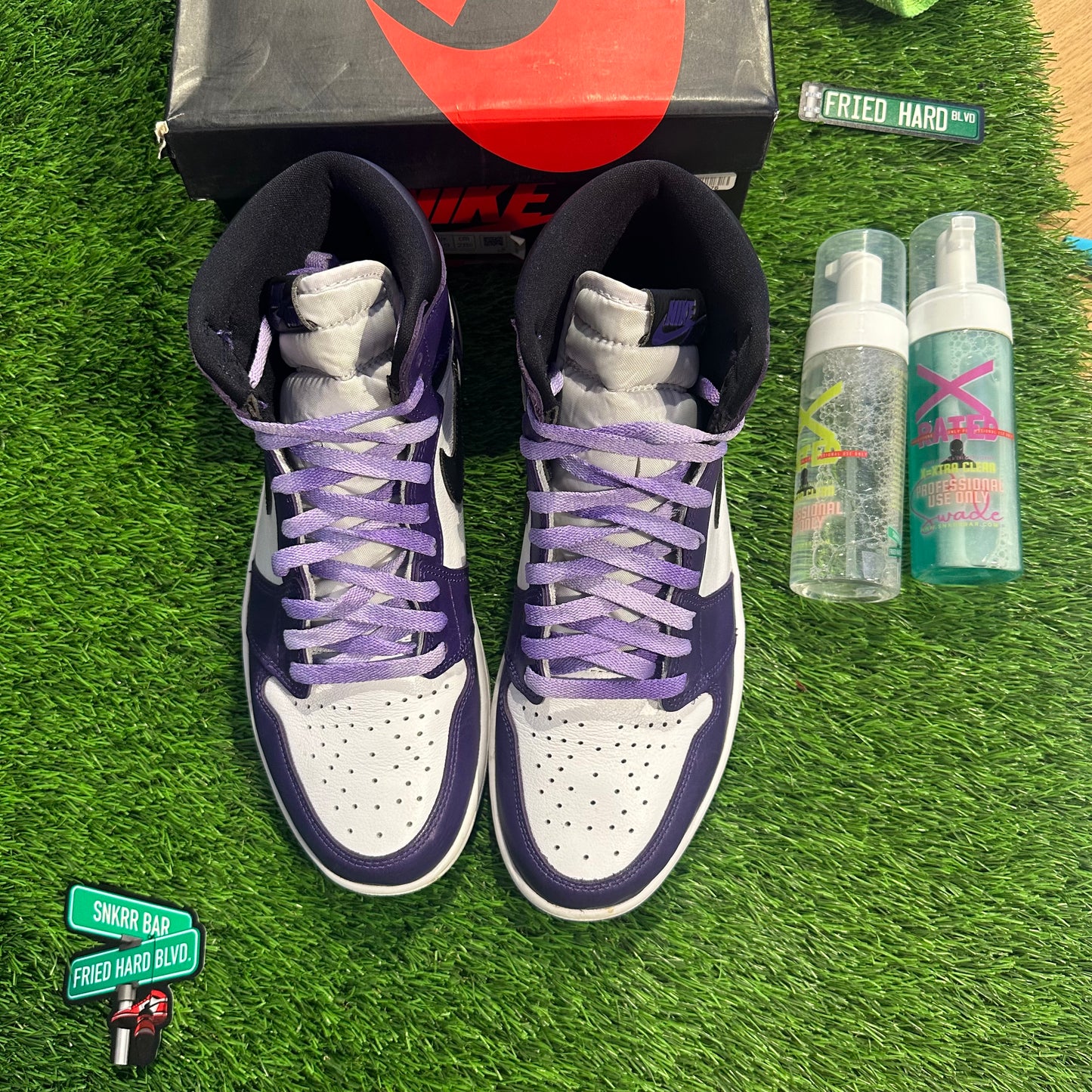 Jordan 1 Retro High Court Purple White