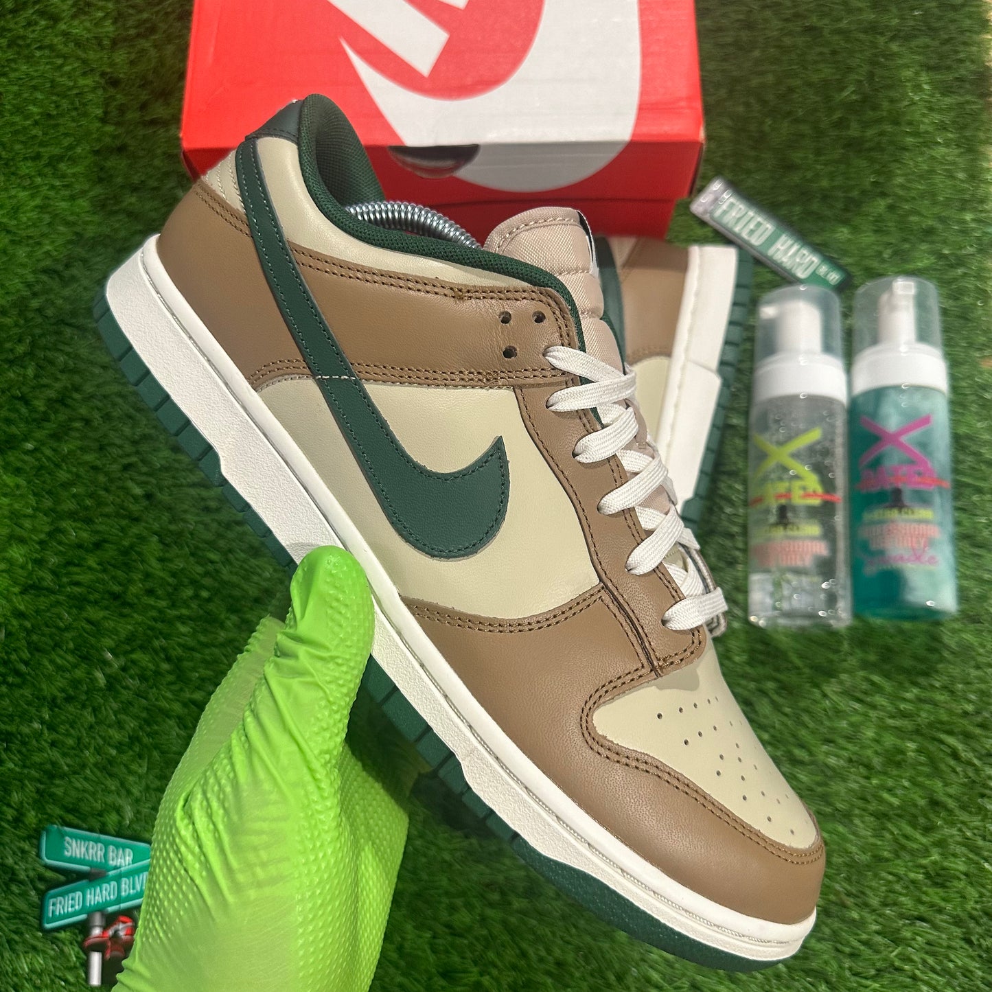 Nike Dunk Low Retro Rattan Gorge Green