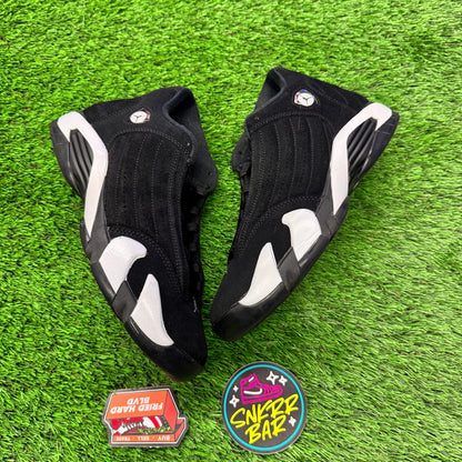 Jordan 14 Retro Black White 8M/9.5W