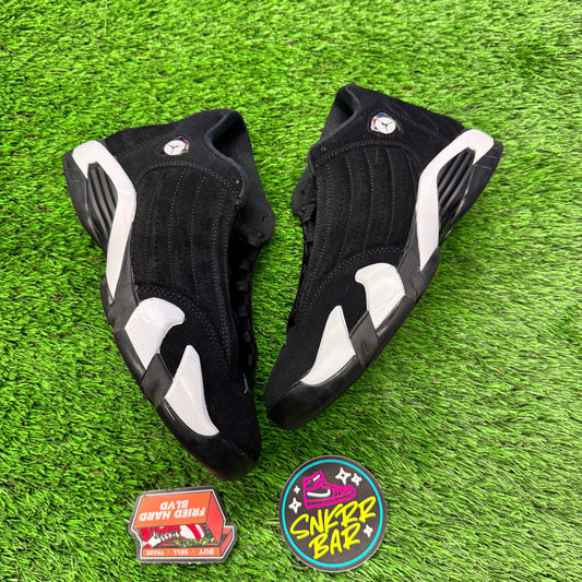 Jordan 14 Retro Black White 8M/9.5W