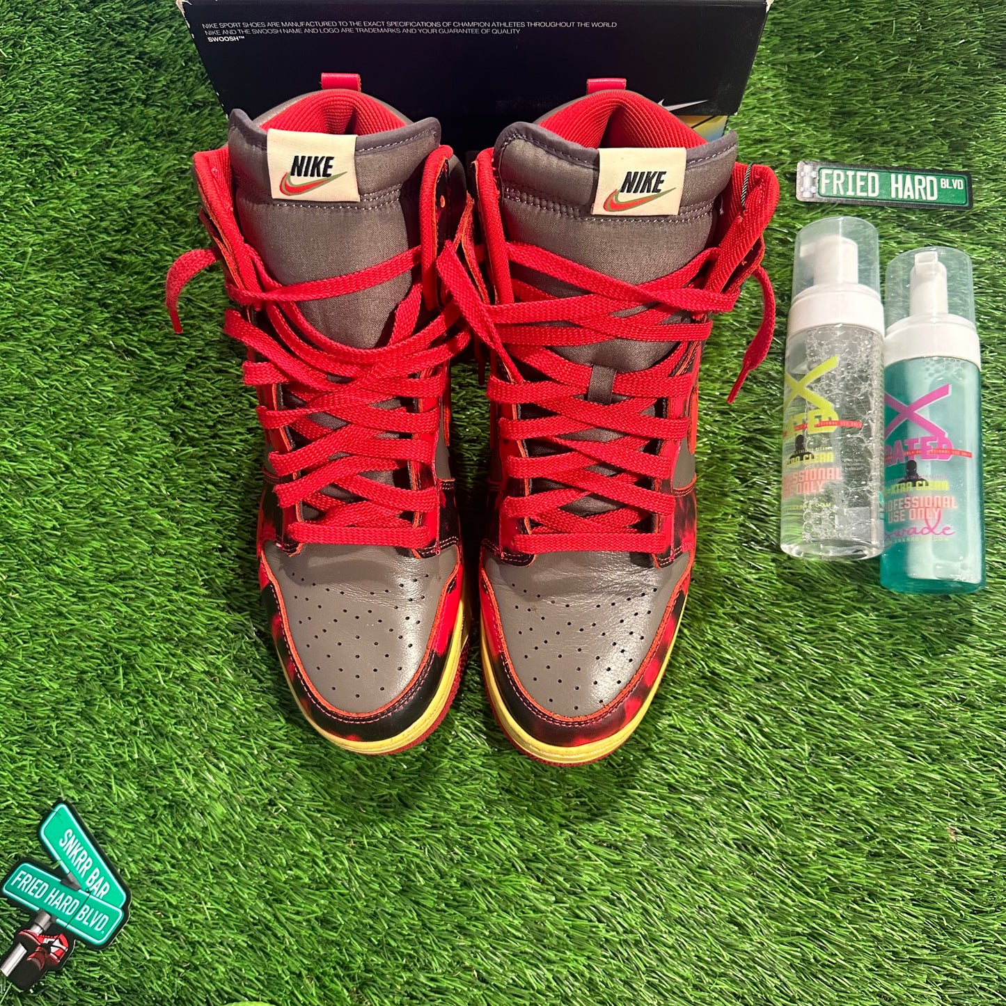 Dunk High 1985 Red Acid Wash 11M/12.5W