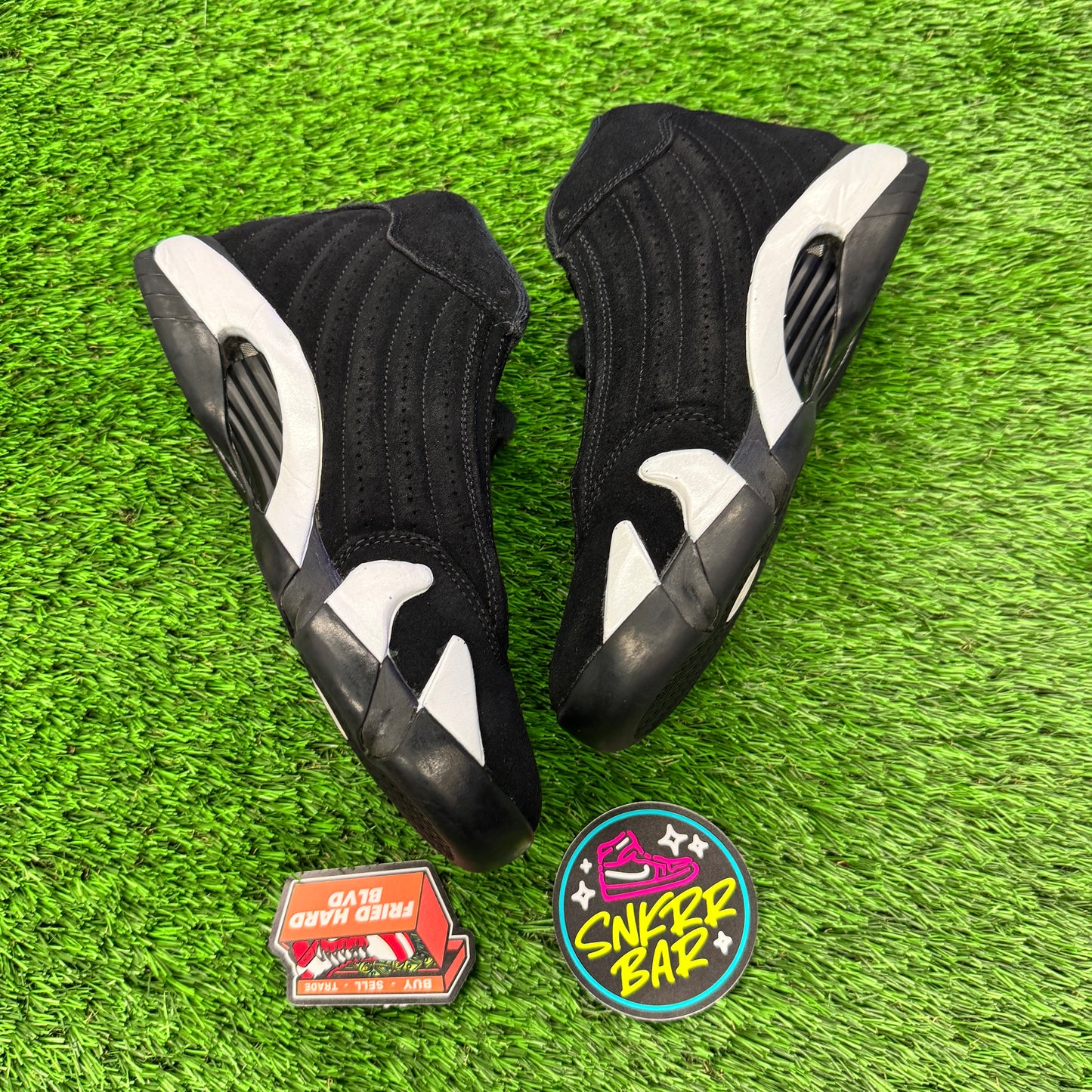 Jordan 14 Retro Black White 8M/9.5W