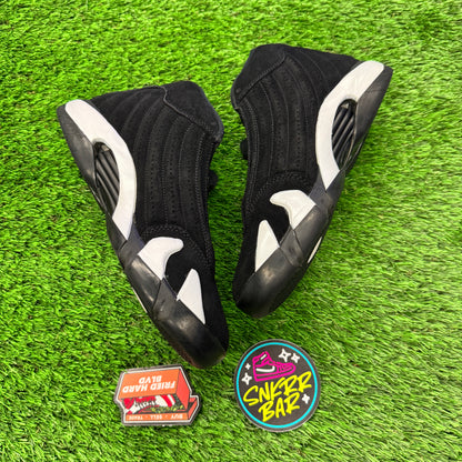 Jordan 14 Retro Black White 8M/9.5W