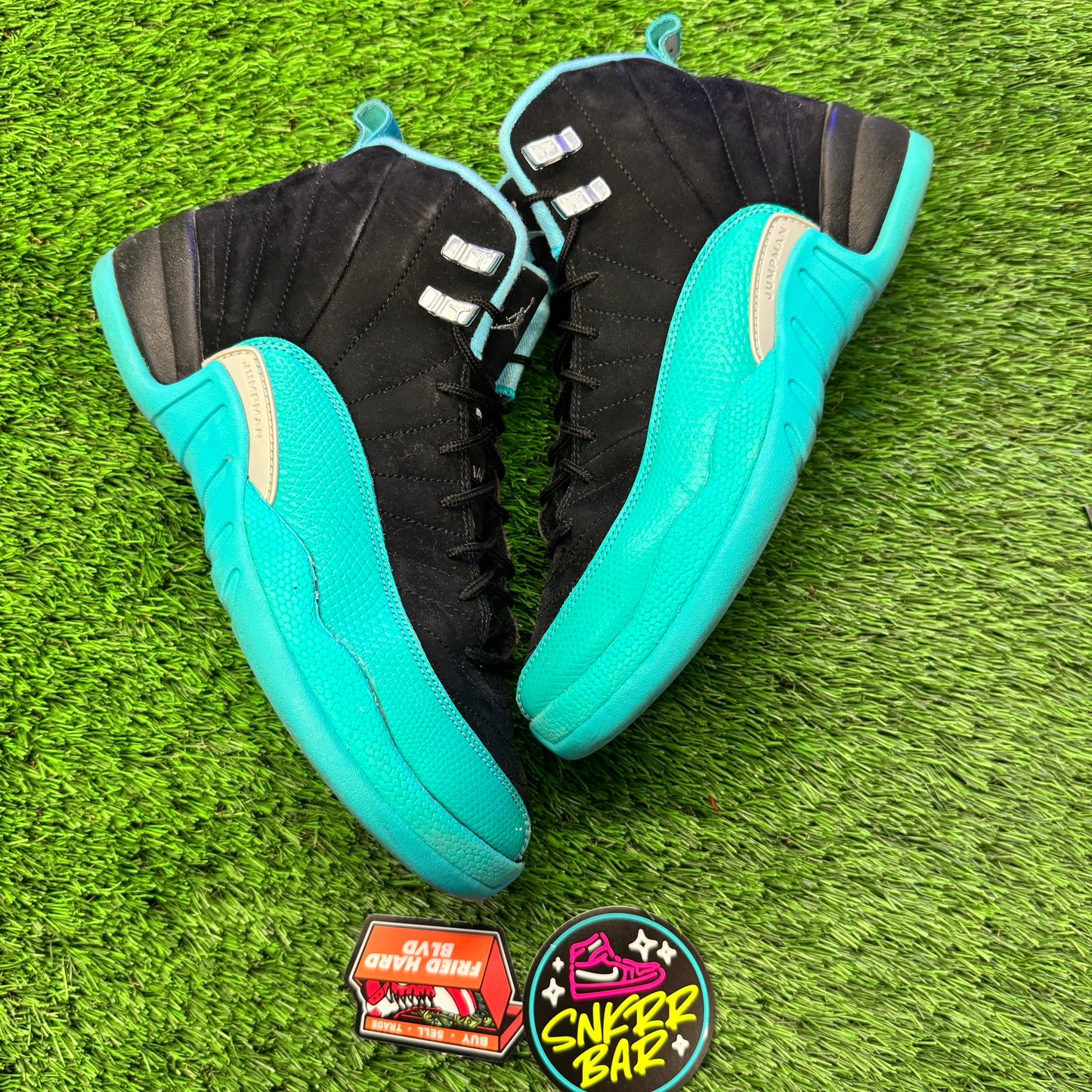 Jordan 12 Retro Hyper Jade (GS) 9.5Y/11W