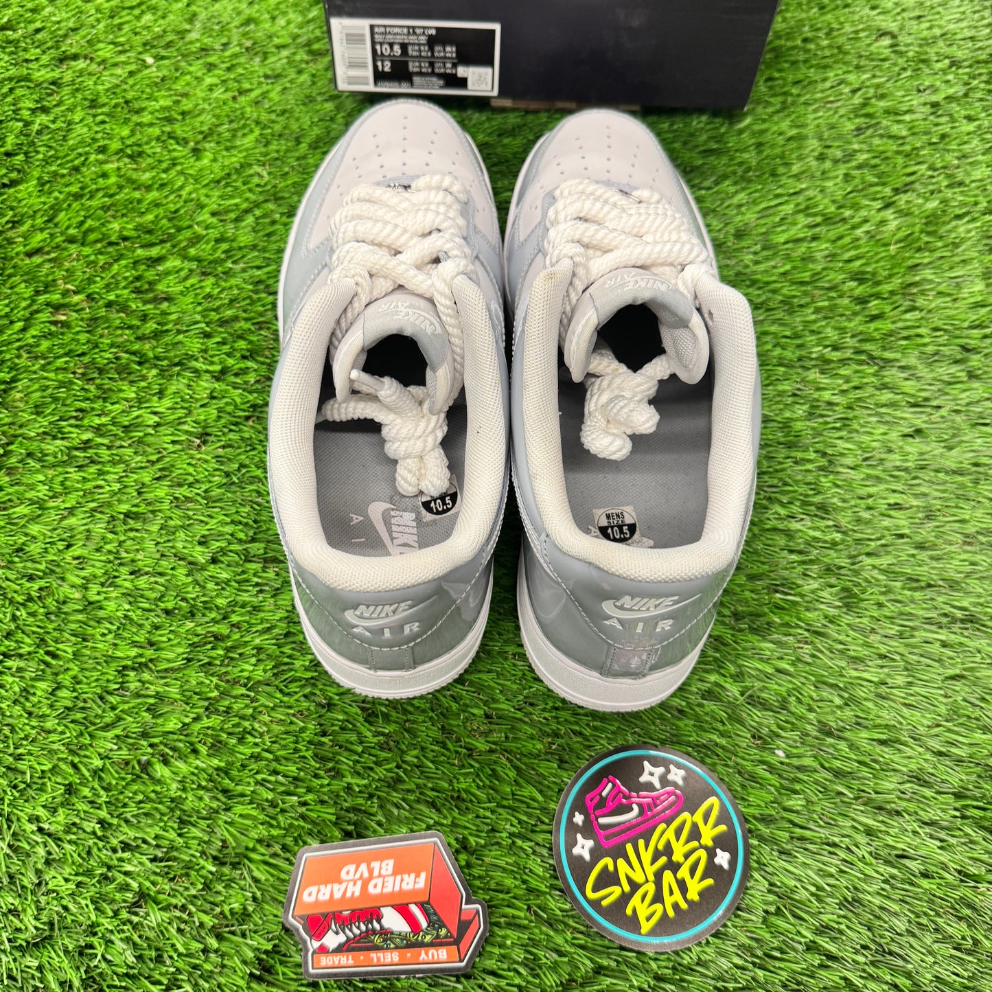 Nike Air Force 1 Low '07 LV8 Wolf Grey Vast Grey White 10.5M/12W