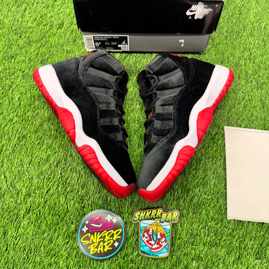 Jordan 11 Retro Bred Velvet (Women's) SIZE 7M/8.5W