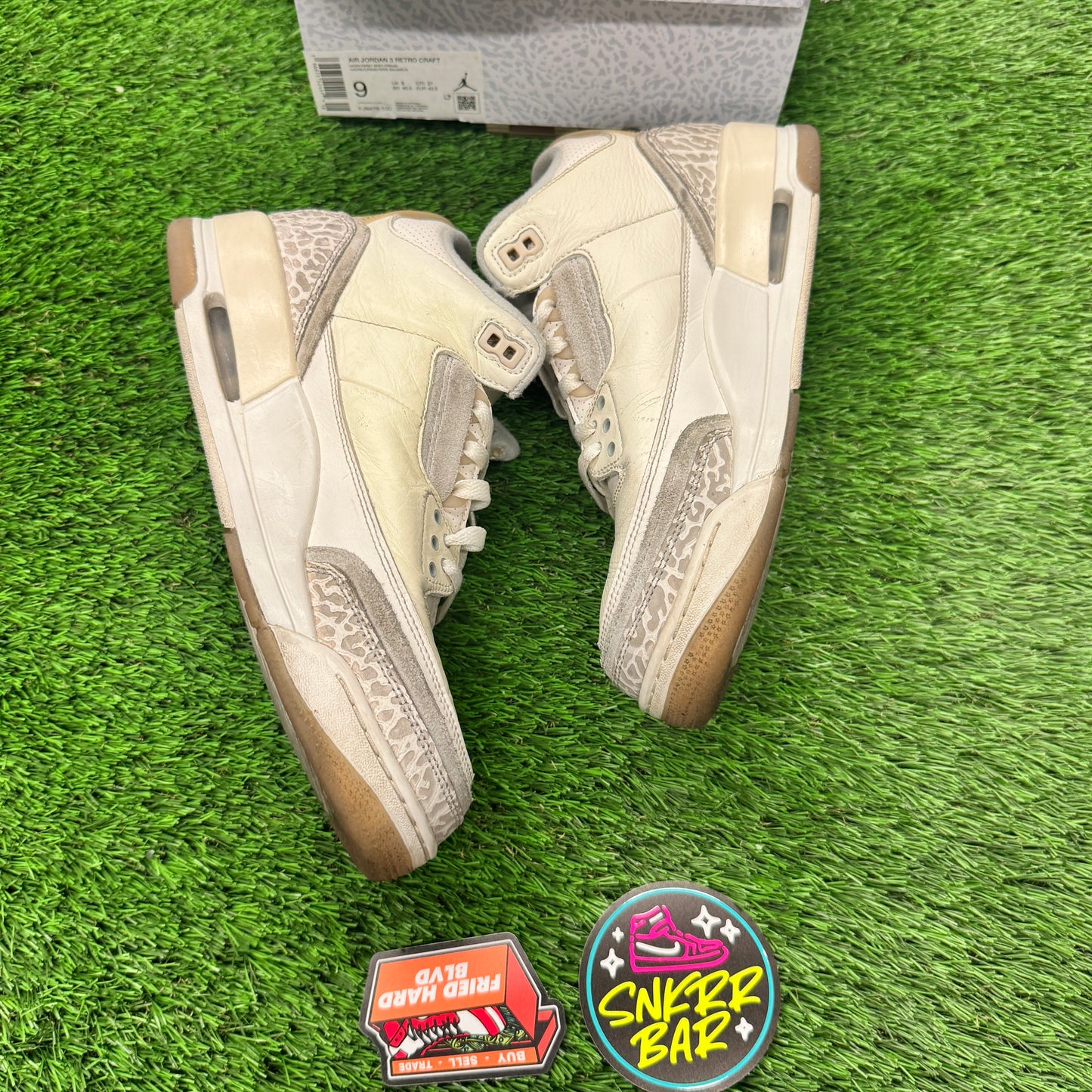 Jordan 3 Retro Craft Ivory 9M/10.5W