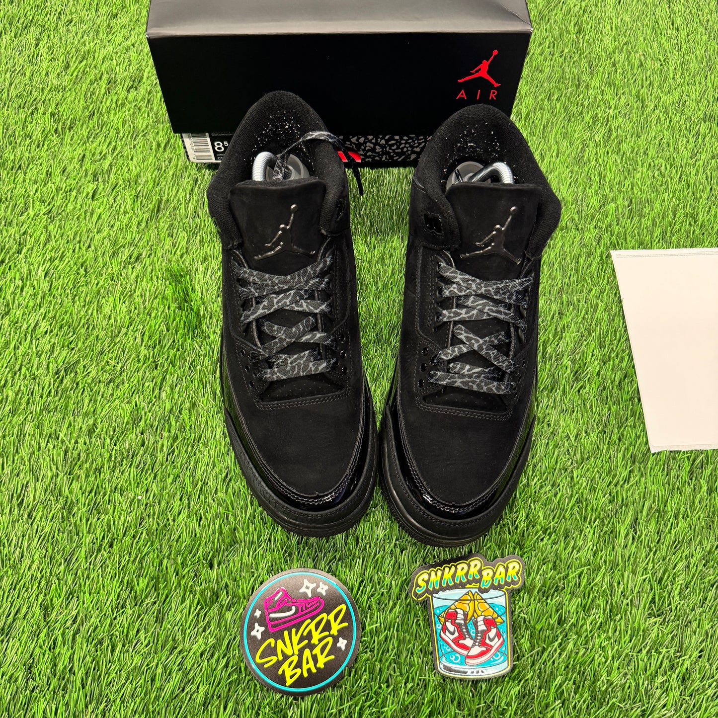 Jordan 3 Retro Black Cat (2025) SIZE 8.5M/10W