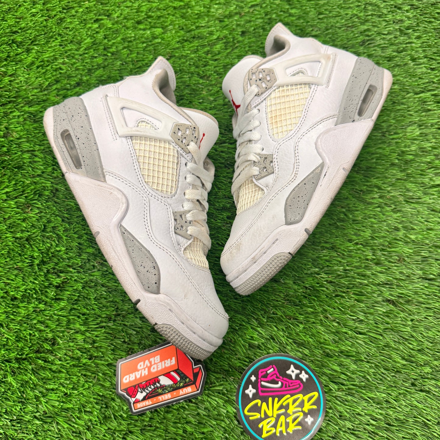 Jordan 4 Retro White Oreo (2021) (GS) 5.5Y/7W