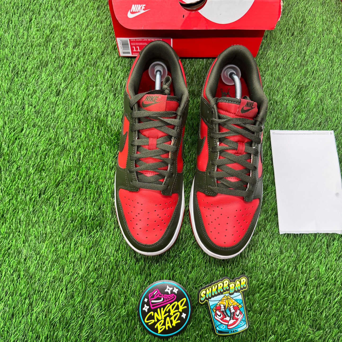 Dunk Low Mystic Red Cargo Khaki SIZE 11M/12.5W