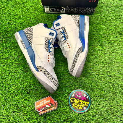 Jordan 3 Retro Wizards (GS) SIZE 6Y/7.5W