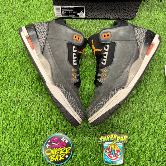Jordan 3 Retro Fear Pack (2023) SIZE 9.5M/11W