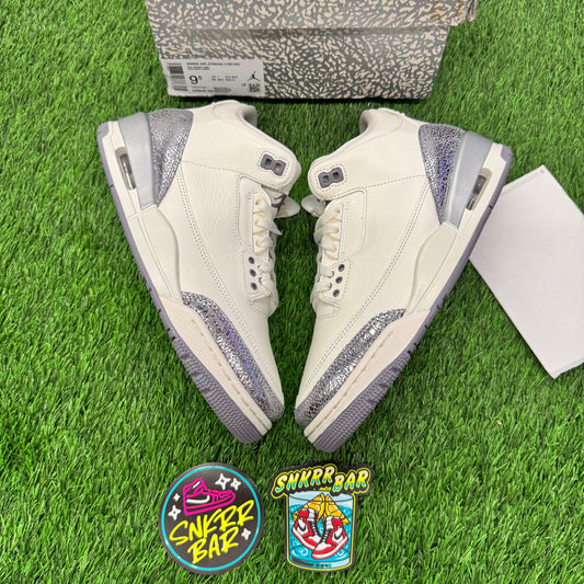 Jordan 3 Retro Sail Cement Grey (Women's) SIZE 8M/9.5W