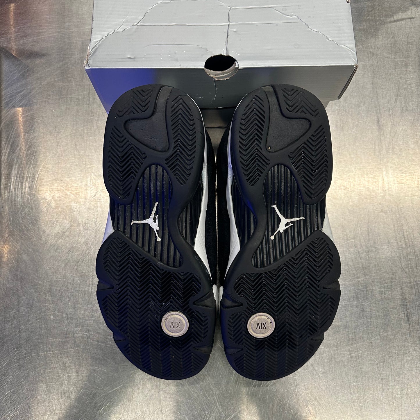 Jordan 14 Retro Black White