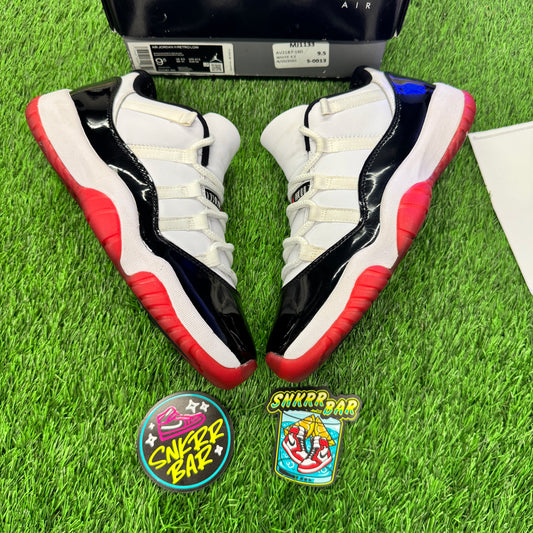 Jordan 11 Retro Low Concord Bred SIZE 9.5M/11W