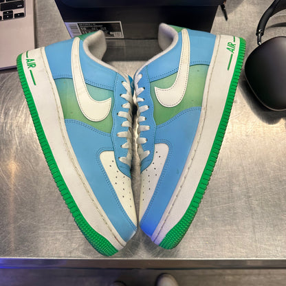 Nike Air Force 1 Low '07 Aquarius Blue Vapor Green 10M/11.5W