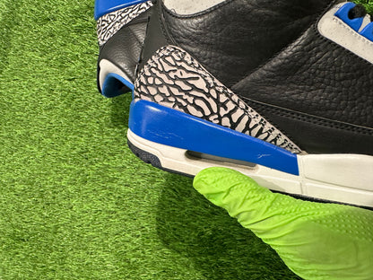 Jordan 3 Retro Sport Blue 9.5M/11W
