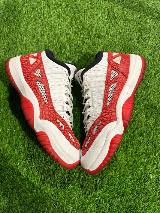 Jordan 11 Retro Low IE White Gym Red