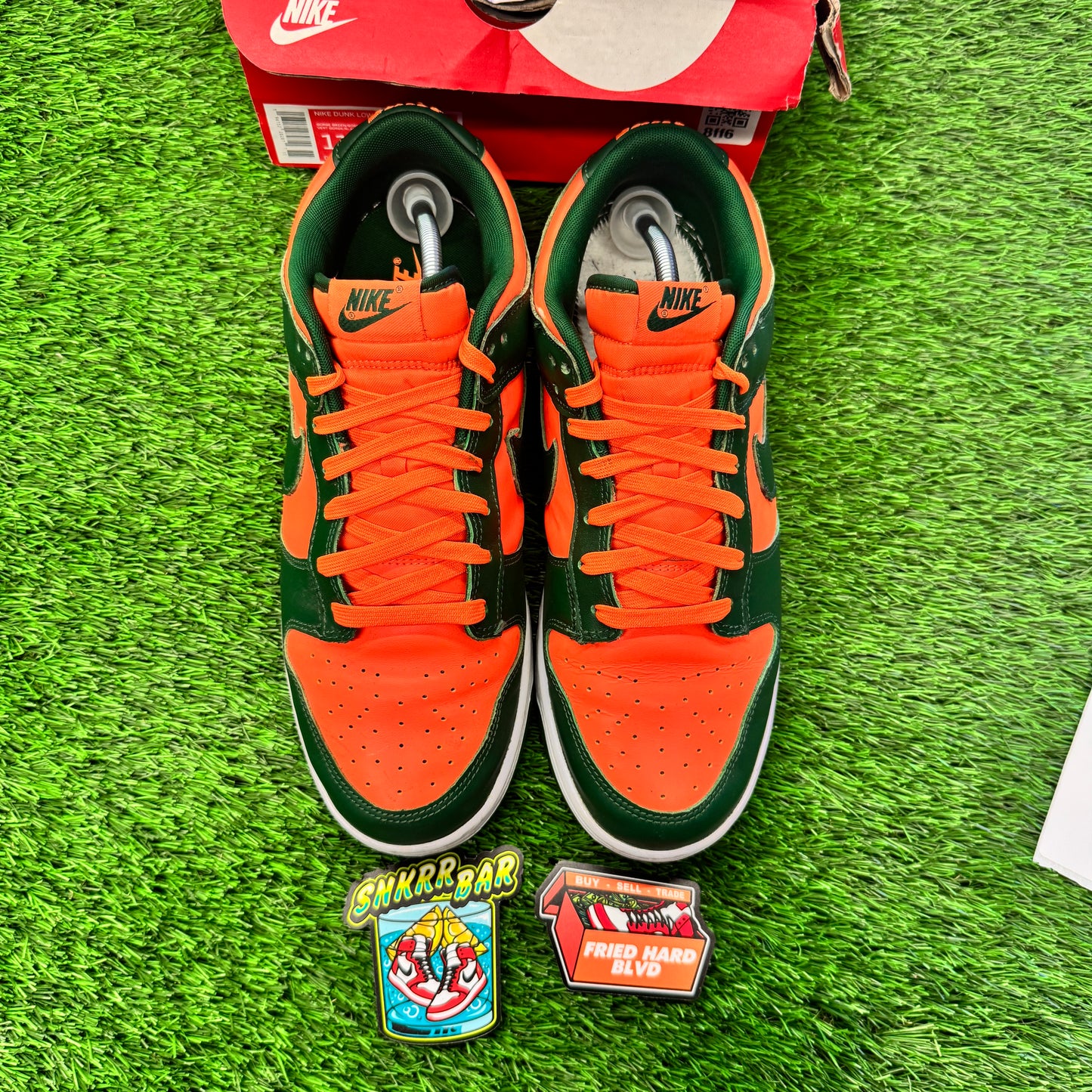 Nike Dunk Low Retro Miami Hurricanes SIZE 11.5M/13W