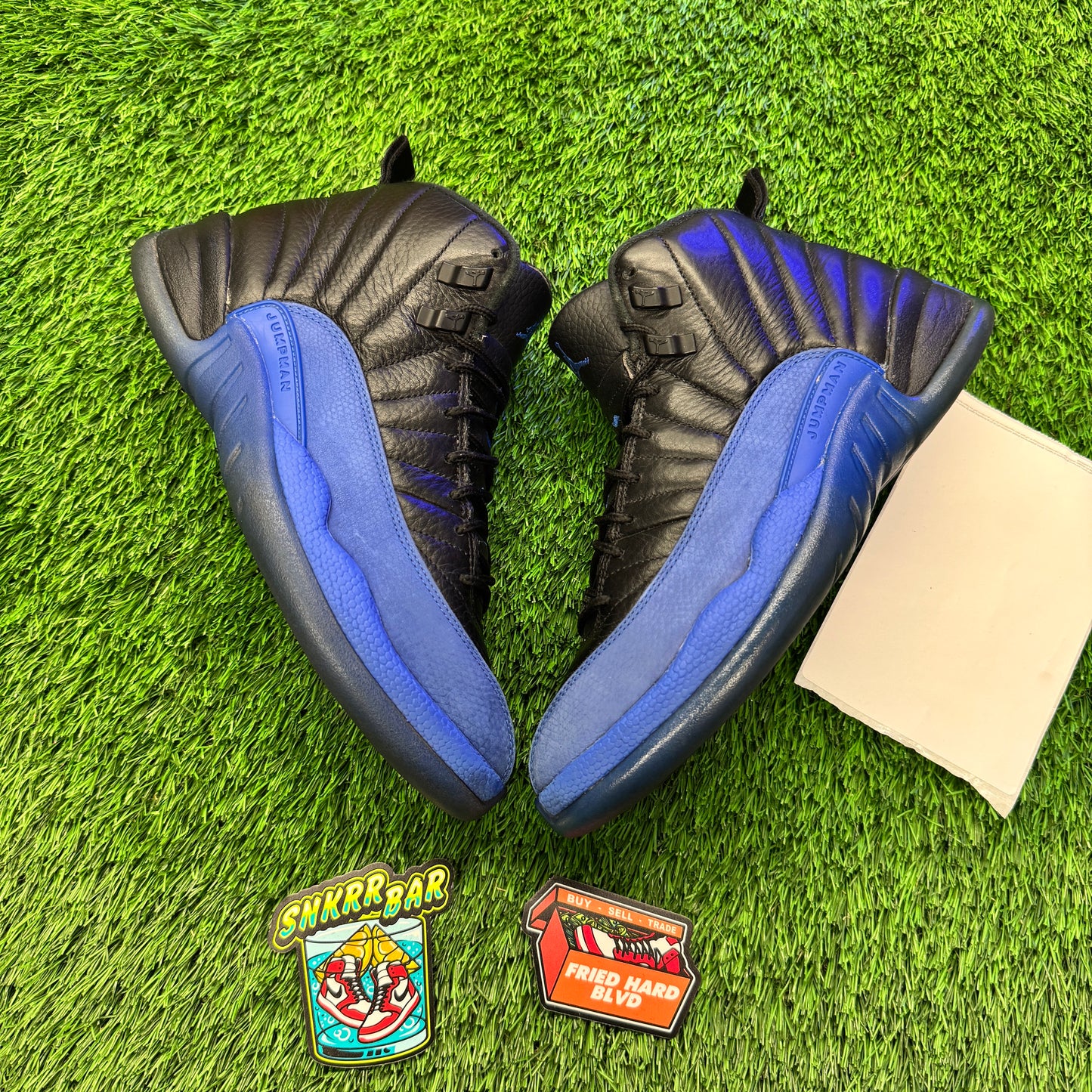 Jordan 12 Retro Black Game Royal SIZE 8.5M/10W