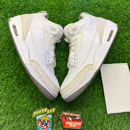 Jordan 3 Retro Pure White (2018) SIZE 12M/13.5W