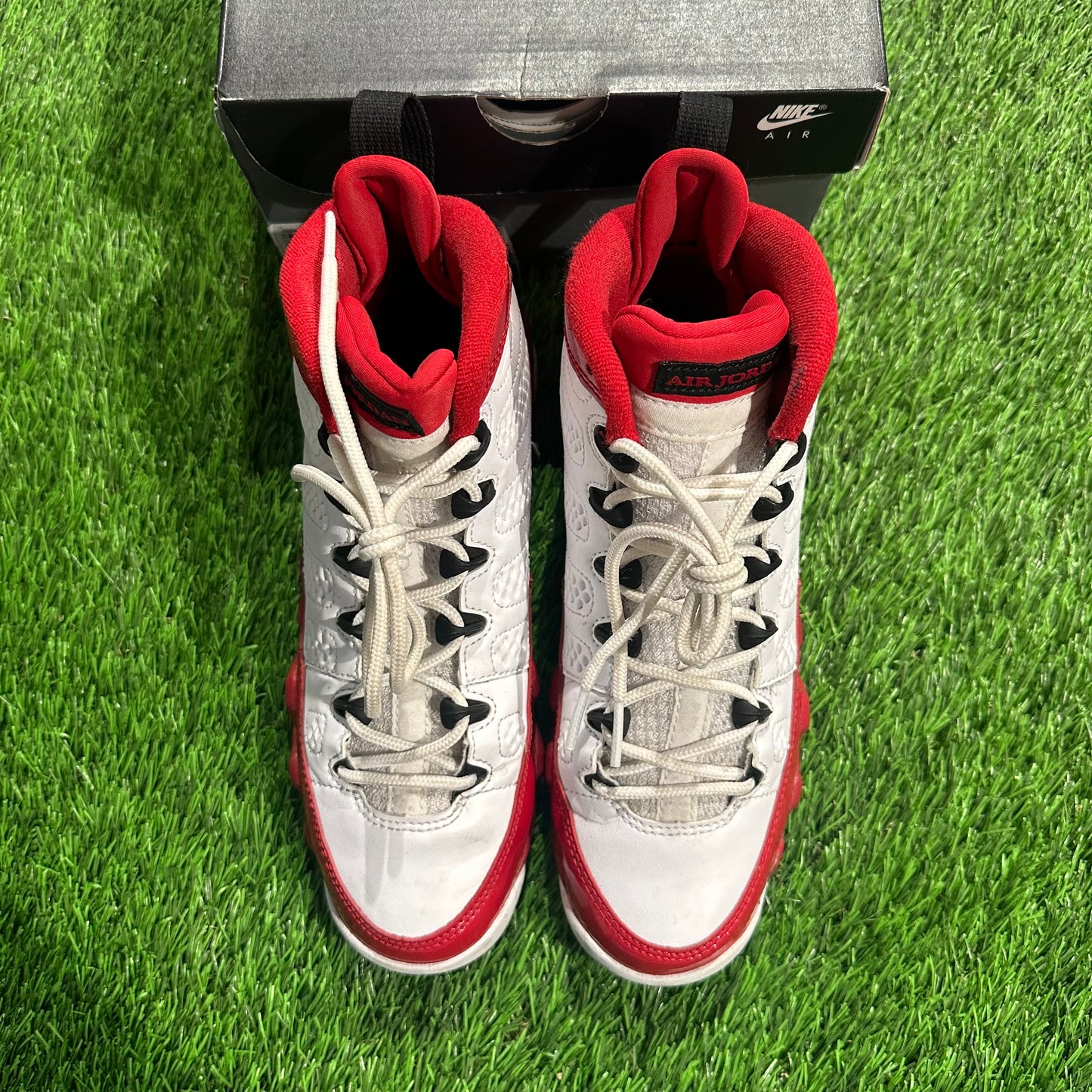 Jordan 9 Retro White Gym Red (GS) 5Y/6.5W