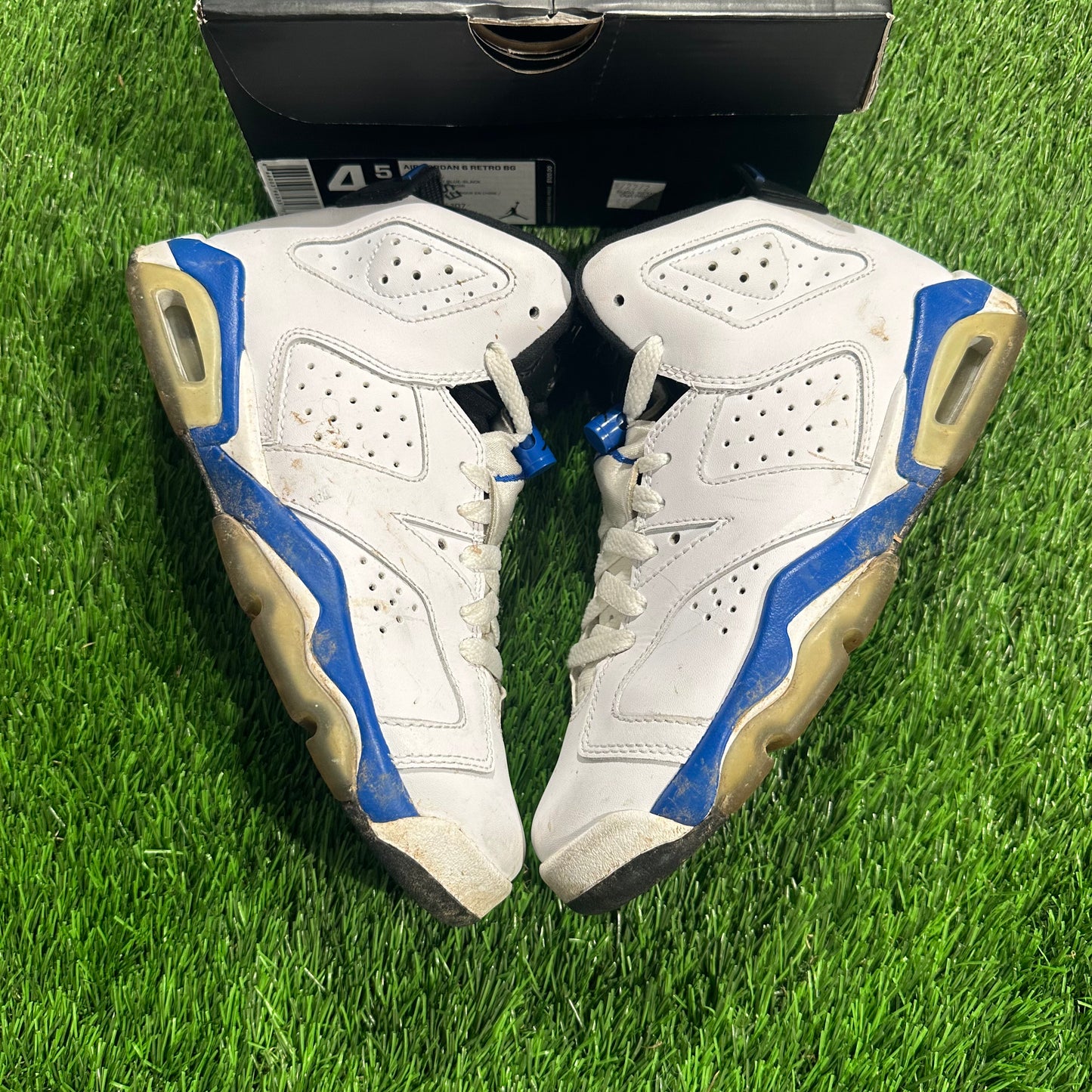 Jordan 6 Retro Sport Blue (2014) (GS) 4.5Y/6W