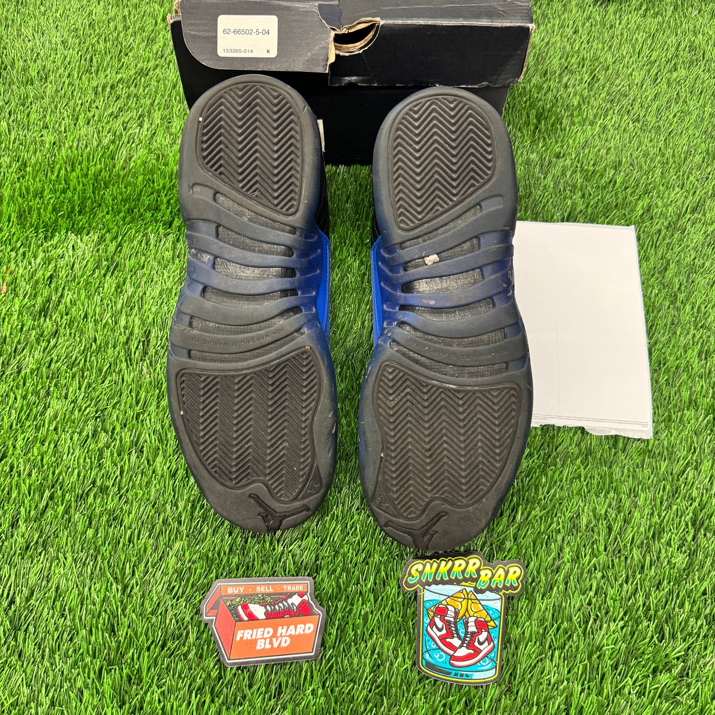 Jordan 12 Retro Black Game Royal (GS) SIZE 7Y/8.5W