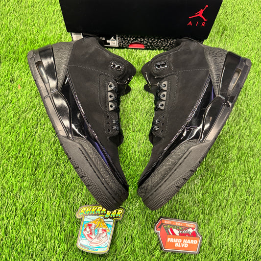 Jordan 3 Retro Black Cat (2025) SIZE 12M/13.5W