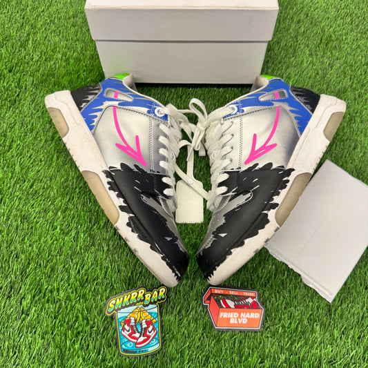OFF-WHITE Out Of Office "OOO" Low Tops BSTROY (Women's) SIZE 11M/12W