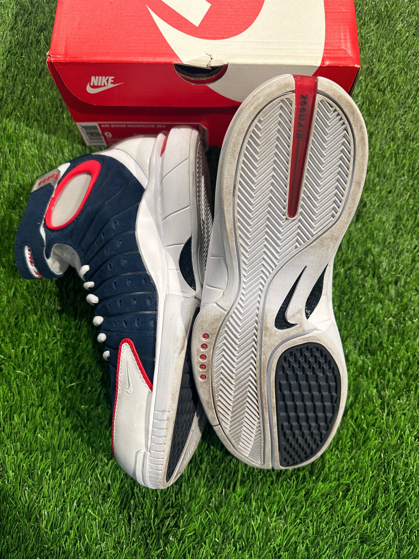 Nike Air Zoom Huarache 2K4 Navy White Red (2016)