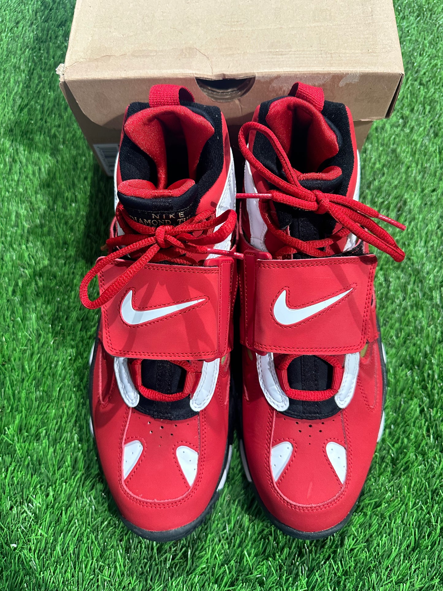 Nike Air Diamond Turf II Red Gold (2012)