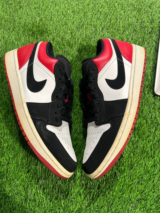 Jordan 1 Low Black Toe (2019) 9M/10.5W