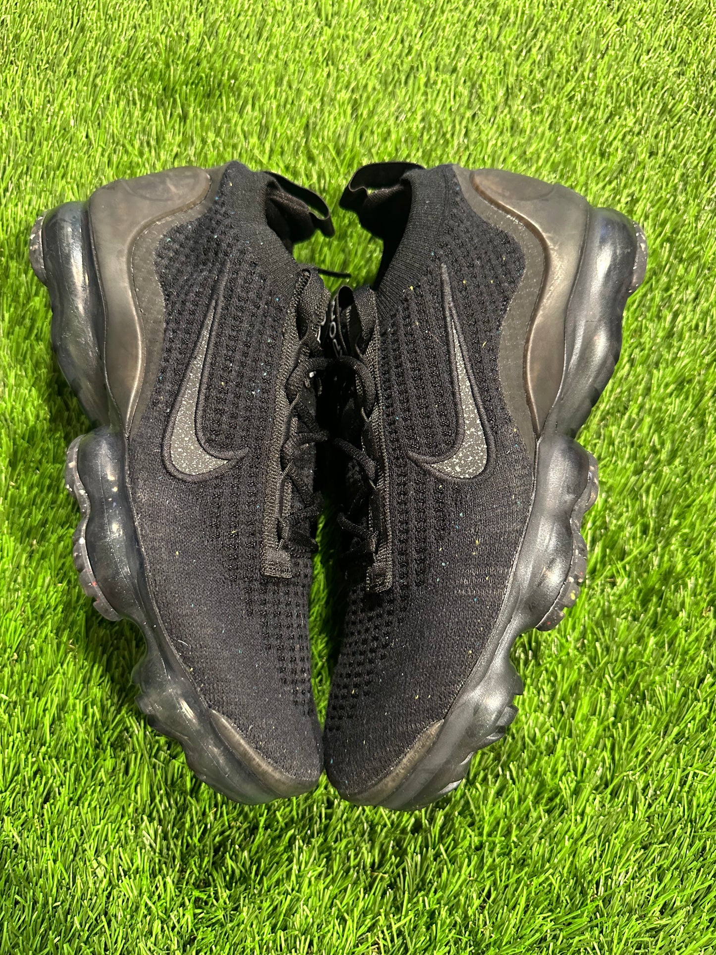 Nike Air VaporMax 2021 FK Triple Black (Women's) 6.5Y/8W