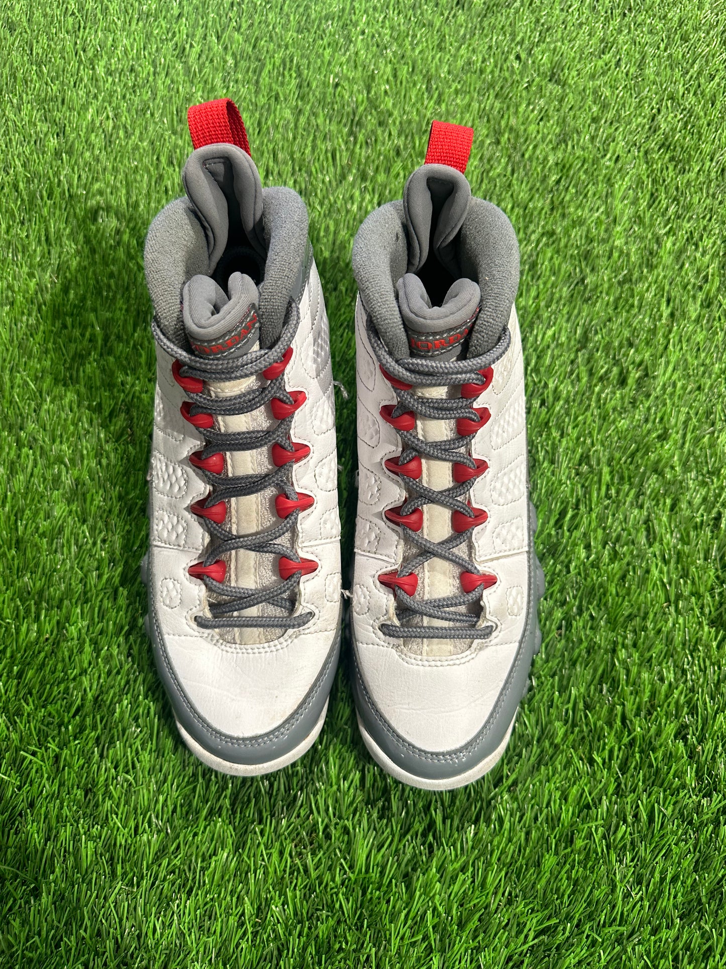 Jordan 9 Retro Fire Red (GS) 3.5Y/5W