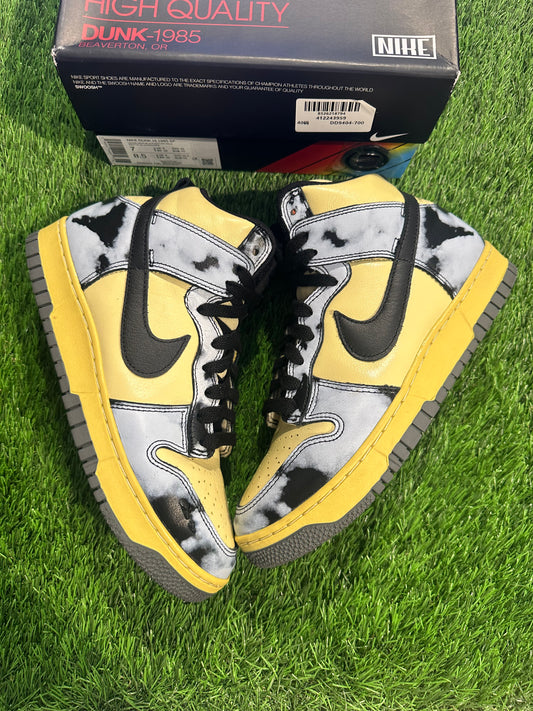 Dunk High 1985 Black Acid Wash SIZE 7Y/8.5W
