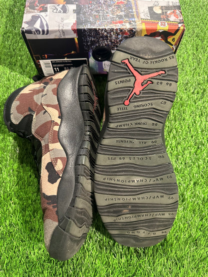 Jordan 10 Retro Woodland Camo 11M/12.5W