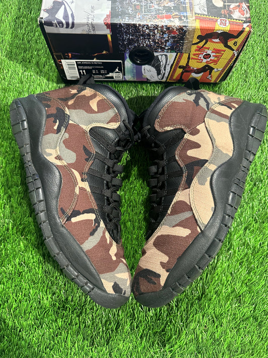Jordan 10 Retro Woodland Camo 11M/12.5W